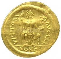 Bizánci Birodalom / II. Justinianus 565-578. Solidus Au "DN IVSTINVS PP AVG / VICTORIA AVGGG / ...