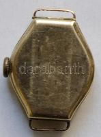 cca 1930 Tellus aranyozott, sorszámozott másodpercmutatós női karóra. Javításra szorul / Tellus, num...