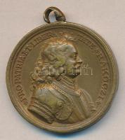 1938. "Felvidék felszabadítása - II. Rákóczi Ferenc" Br emlékérem T:2- (fül sérült) Hungary 1938. "Liberation of Upper Hungary / Francis II Rákóczi" bronse medal C:VF