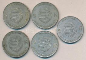 1947. 5Ft Ag (5x) T:2-,3