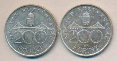 1994/95. 200Ft Ag "Deák" (2x) T:2