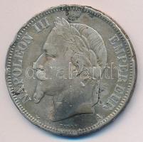 Franciaország 1867A. 5Fr Ag "III. Napóleon" T:3
France 1867A. 5 Francs Ag "Napoleon I...