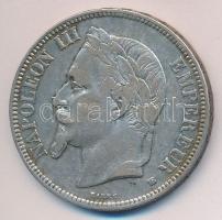 Franciaország 1869BB. 5Fr Ag "III. Napóleon" T:2-/3
France 1869BB. 5 Francs Ag "Napol...