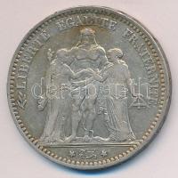 Franciaország 1875A. 5Fr Ag Herkules csoport T:2-/3
France 1875A. 5 Francs Ag "Hercules Group&q...