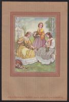 ~1920 Magyar Királyi Posta dísztávirat