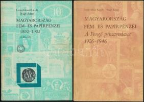 Leányfalusi-Nagy: Magyarország fém- és papírpénzei 1892-1925. II.Kiadás / 1986. Leányfalusi-Nagy: Magyarország fém- és papírpénzei / A Pengő pénzrendszer 1926-1946