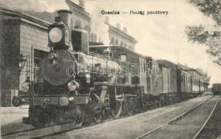 Granica railway station, postal locomotive
