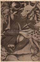 First German Autumn art expo, Chagall painting (fl)