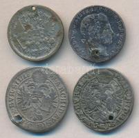 Ausztria 1696. 3Kr Ag + 1699. 3Kr Ag + 1837. 3 Kr Ag + Oroszország 1903. 10k Ag T:3 ly.
Austria 1696...