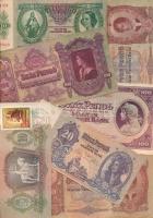 1920-46. 43db papírpénz a korona pengő korszakból,közte V.H. pengők és adópengők is T:II,II-,III