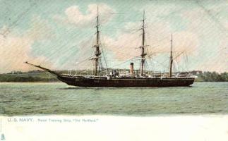 US Naval training ship The Hartford