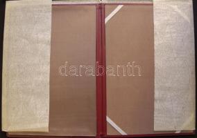 Műbőr oklevéltartó Kádár-címerrel új állapotban 23x33cm