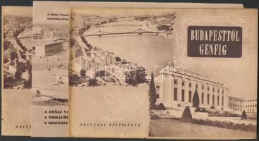 1949-1954 Pártbrossúrák, közte MNDSZN Nőnevelő, Békekölcsön jegyzési tájékoztató, A koreai gyermekek...