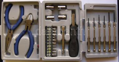 26 darabos alig használt mini szerszámkészlet eredeti dobozában