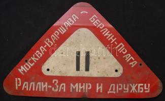 3db klf szovjet fém tábla különböző méretben