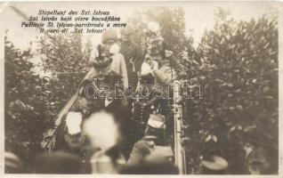 First run of SS Szent István photo (EK)