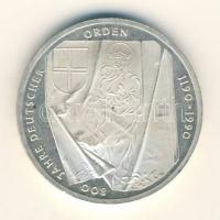 NSZK 1990J 10M Ag "800 éves a Német Lovagend" T:PP
DFR 1990J 10 Mark Ag "800th Annive...