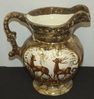 4db klf dekoratív porcelán tányér + 1db porcelán kacsó (törött, de javítva)