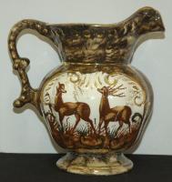 4db klf dekoratív porcelán tányér + 1db porcelán kacsó (törött, de javítva)