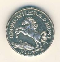 Német Államok/Braunschweig-Luneburg-Celle 1703. 1/24 Thaler Ag (1000) 10,32g utánveret T:PP
German S...