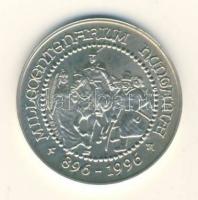 1996. "Magyarország 1100 éves" Ag (835) emlékérem (6g/27mm) T:1-