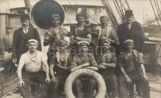 The staff of SS Caledonia photo