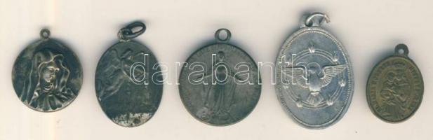 5db különféle kegyérem, köztük közel 100 éves darabok is T:vegyes