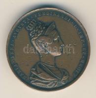 Boehm József Dániel (1881-1968) 1836. Mária Anna (V. Ferdinánd felesége) prágai koronázása, bronz pi...