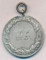 1916. VIII.23. Labdarúgó Díjérem (34mm) T:2