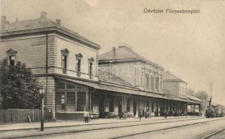 Füzesabony vasútállomás (ázott / wet damage)