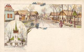 Budapest Ezredéves Országos Kiállítás litho 2 kr Ga. s: Cserna