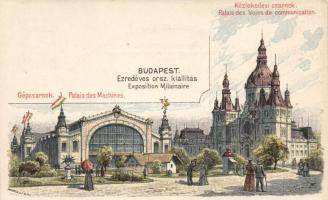 Budapest Ezredéves Országos Kiállítás Közlekedési Csarnok 5 kr Ga.