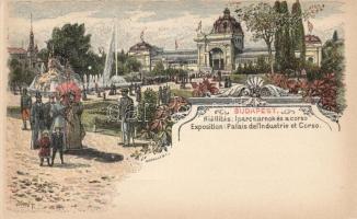 Budapest Ezredéves Országos Kiállítás Iparcsarnok 2 kr Ga. s: Dörre T.