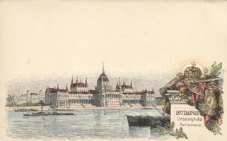 Budapest Ezredéves Országos Kiállítás Parlament 2 kr Ga.