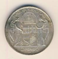 1939. 5P Ag "Horthy - balra" T:2-