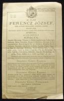 1909 Illyefalvi Gödri Ferenc részére kiállított címereslevél nyomtatott szöveges másolata. 4p.