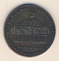 1865. "Emlékül az Országgyűlés és Országház megnyitására" Br emlékérem (38mm) T:2-