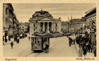 Nagyvárad Horthy square, tram