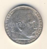 Német 3. Birodalom 1938D 5M Ag "Hindenburg" T:2-
German Third Reich 1938D 5 Marks Ag &quot...