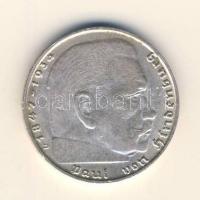 Német 3. Birodalom 1939D 2M Ag "Hindenburg" T:2-
German Third Reich 1939D 2 Marks Ag &quot...