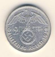 Német 3. Birodalom 1938D 2M Ag "Hindenburg" T:2- German Third Reich 1938D 2 Marks Ag "Hindenburg" C:VF
