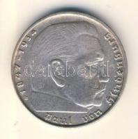 Német 3. Birodalom 1939B 2M Ag "Hindenburg" T:2-
German Third Reich 1939B 2 Marks Ag &quot...