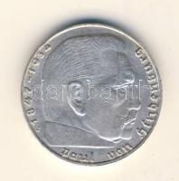 Német 3. Birodalom 1939J 2M Ag "Hindenburg" T:2-
German Third Reich 1939J 2 Marks Ag &quot...