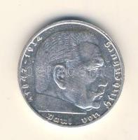 Német 3. Birodalom 1939A 2M Ag "Hindenburg" T:2 kis ph.
German Third Reich 1939A 2 Marks A...