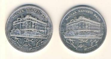 1992. 200Ft Ag "MNB" (2x) T:2+