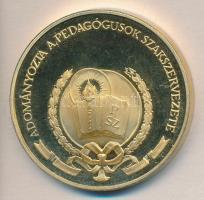 DN Eötvös József - A Magyar Népoktatás Megteremtője" aranyozott Ag (0.925) emlékérem. Szign.: B...