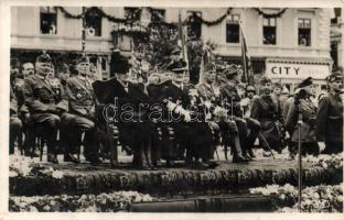 Marosvásárhely entry of the Hungarian troops, Horthy So.Stpl