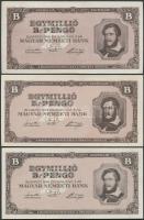 1946. 1.000.000BP (3x) T:I-,II