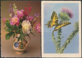 100 db modern Virág motívumlap