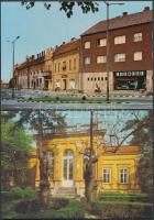 120 db színes modern vidéki magyar képeslap, sok megíratlan